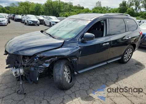 2015 Nissan Pathfinder S из США, поврежденный, VIN 5N1AR2MM7FC683983